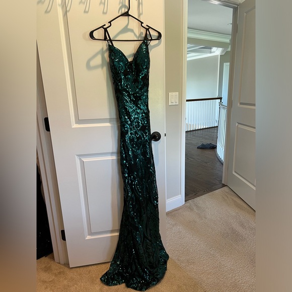 Windsor Green Prom Dress - Picture 3 of 3